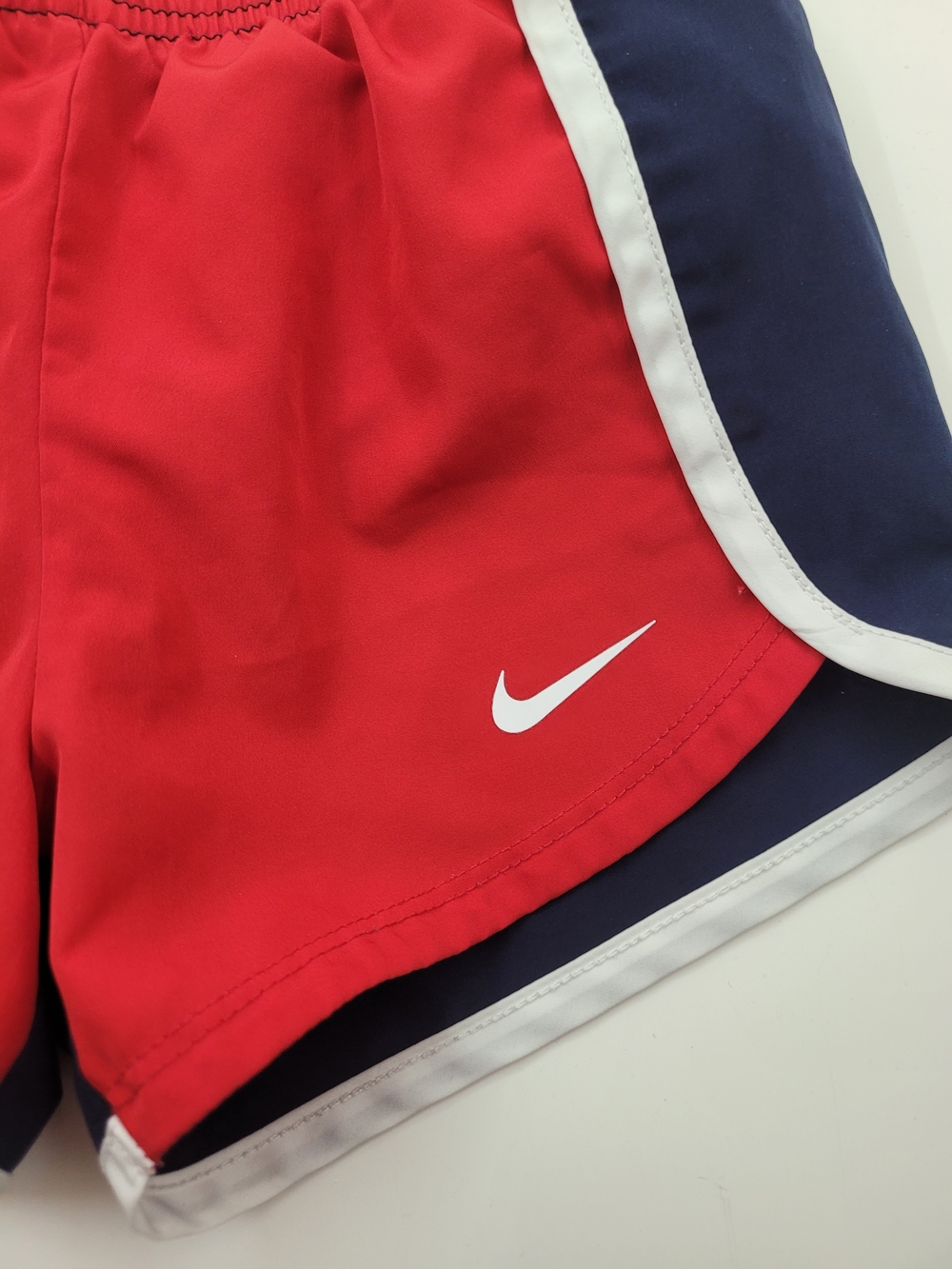 Nike Kids Red & Navy Athletic Shorts